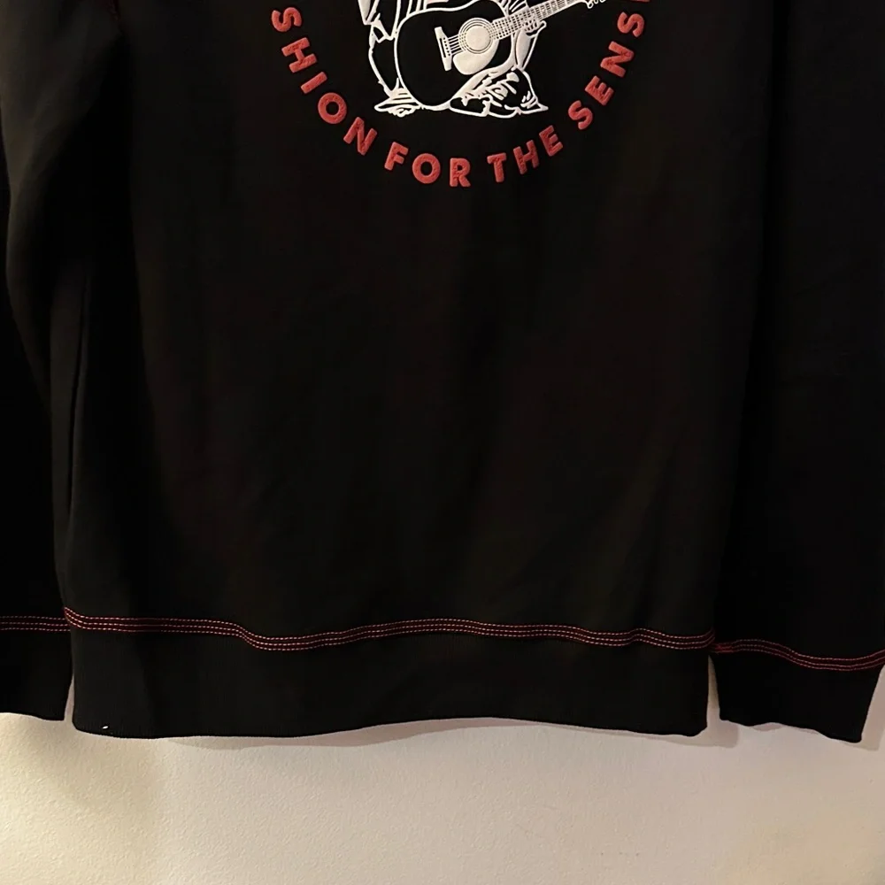 True Religion Black and Red Men's Sweater
